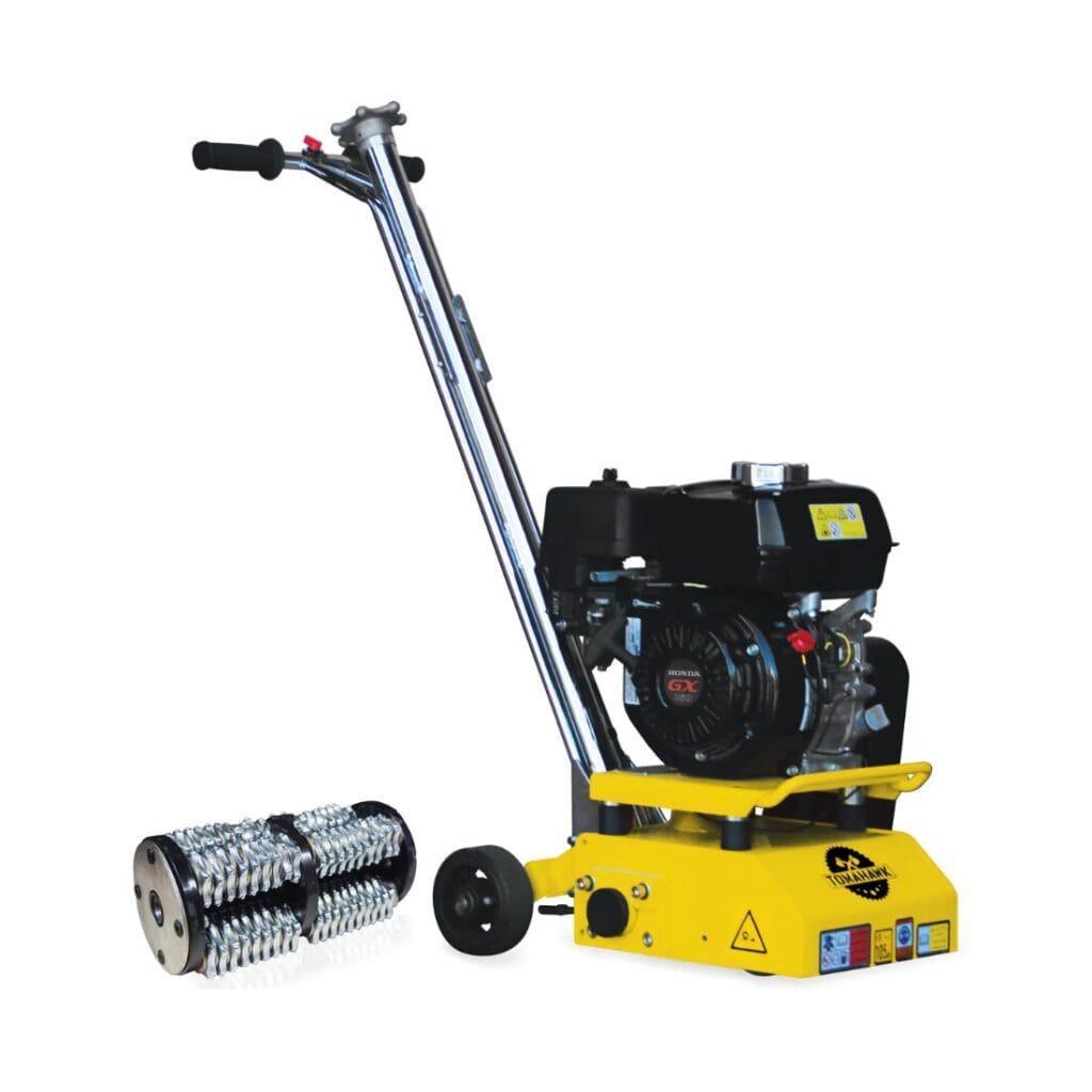 Tomahawk TSCAR-8H 8” Gas Concrete Scarifier Planer Grinder with